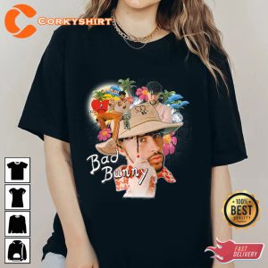 Bad Bunny Un x100to Music Summer Vibe Unisex T-Shirt Design
