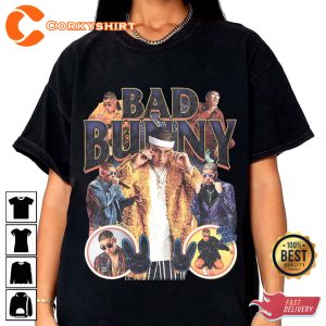 Vintage Bad Bunny Shirt Retro Bad Bunny Fan Shirt Bad Bunny