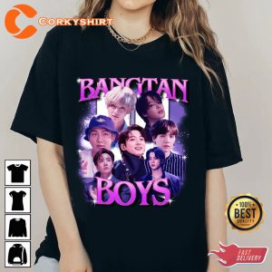 BTS Kpop Bangtan Boys Army T-Shirt Best Gift For Passionate Fans