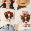 Vintage Diablo IV 2 Sides Stay Awhile and Listen T-Shirt