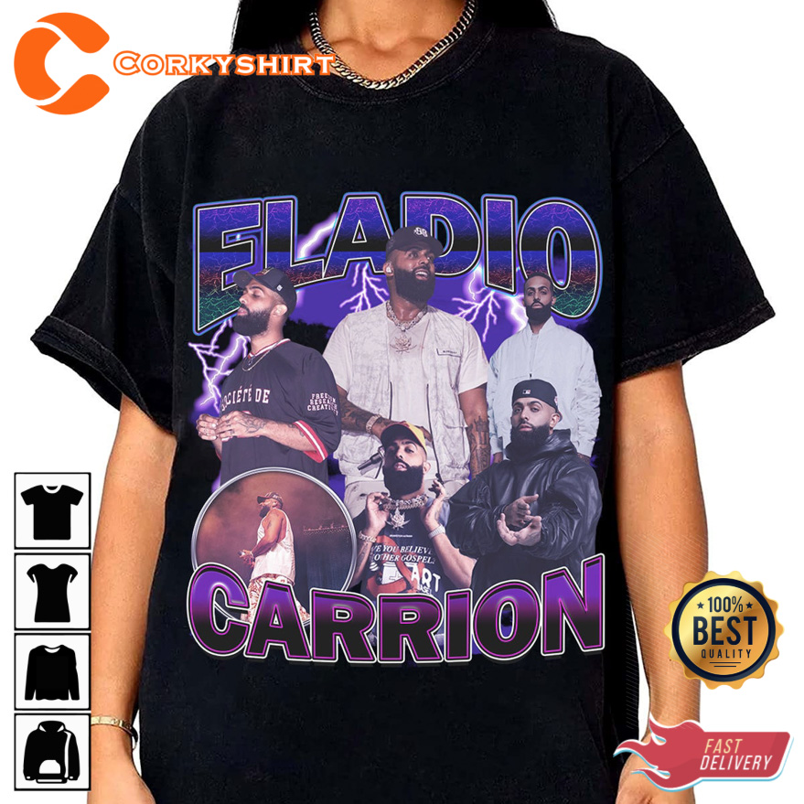 Eladio Carrion Morales Si la Calle Llama Designed T-Shirt - Corkyshirt