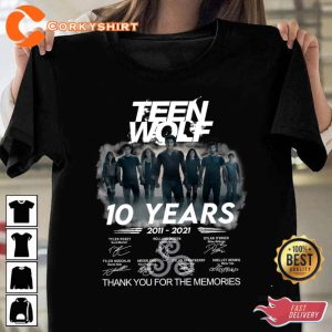 Vintage Teen Wolf Movie Thank You For The Memories T-Shirt