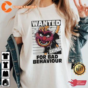 Wanted For Bad  Behaviour Girft For T-Shirt