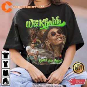 Wiz Khalifa Hiphop RnB Soul American US Rap T-shirt