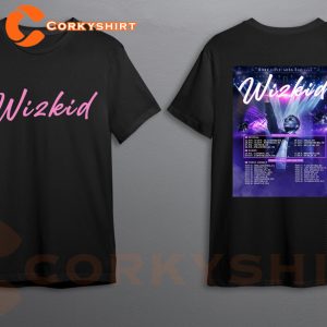 Wizkid Tour 2023 More Love Less Ego Tour Unisex T-shirt 1