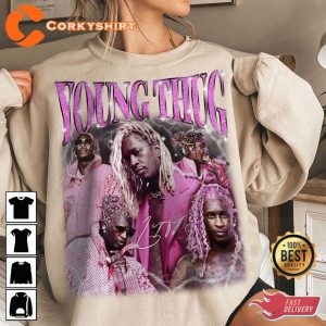 Young Thug Rapper Tour Barter 6 Jeffery And Bad T-shirt