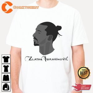 Zlanta Ibrahimovic Most Decorated Footballers in The World Designed T-Shirt