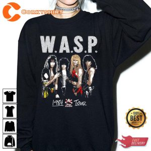 1984 Winged Assassins Tour WASP Band Unisex T-Shirt