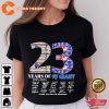 23 Years Of Ny Giant 1925 2023 Thank You For The Memories Signatures T-Shirt