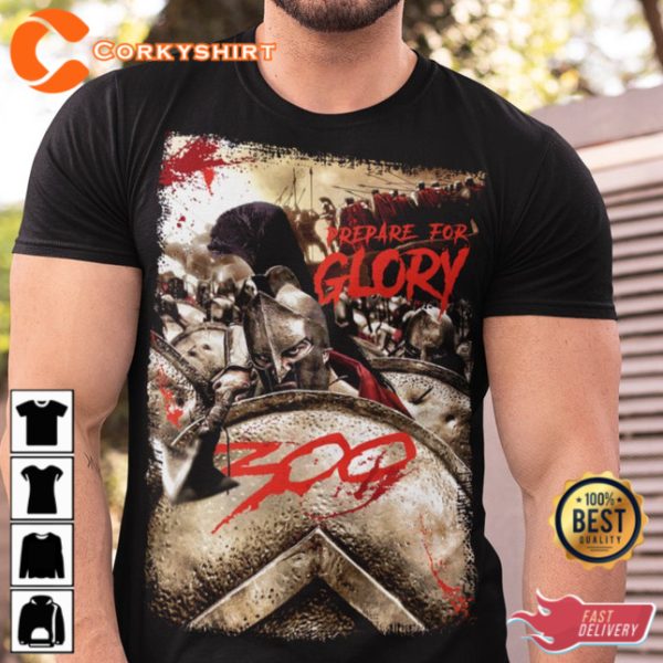 300 Movie King Leonidas Spartans vs Persians Shirt Gift For Fan