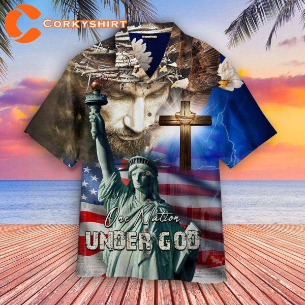 One Nation Under God Hawaiian Shirt