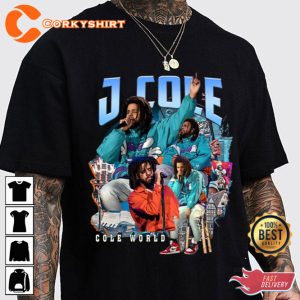 90s Graphic Vintage Inspired J Cole World Rapper Unisex T-Shirt