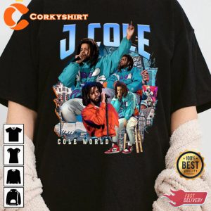 90s Graphic Vintage Inspired J Cole World Rapper Unisex T-Shirt