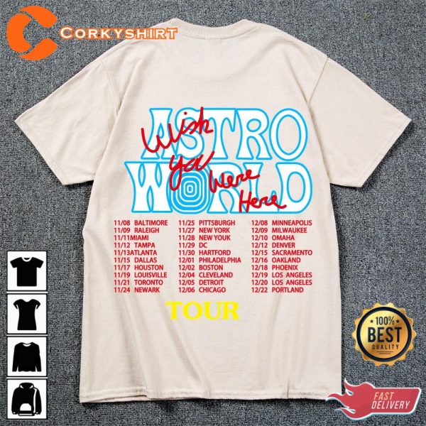 ASTRO World Wish You Were Here T-Shirt