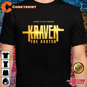 Aaron Taylor Johnson Kraven The Hunter T-shirt
