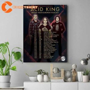 Acid King Tour 2023 Home Decor Poster