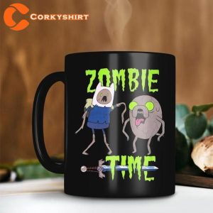 Adventure Time With Finn And Jake Zombie Time Ceramic Coffee Mug