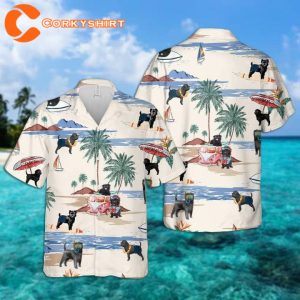 Affenpinscher Ummer Beach Hawaiian Shirt