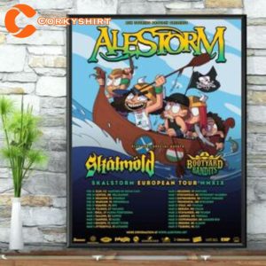 Alestorm European Tour 2023 Poster Best Gift For Fan
