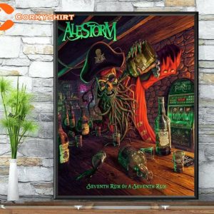 Alestorm Seventh Rum Of A Seventh Rum Tour 2023 Wall Art Poster