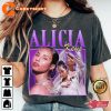 Alicia Keys Retro Summer Tour Hip Hop Music T-Shirt