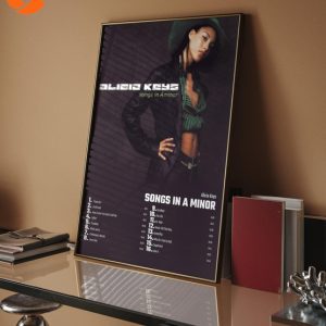 Alicia Keys Songs In A Minor Album Cover Poster Wall Art