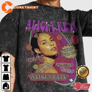 Alicia Keys Summer Tour 2023 Tickets Gift For Fan Unisex T-Shirt