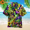 Alligators Mardi Gras Carnival Party Hawaiian Shirt