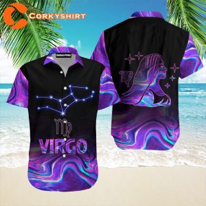 Amazing Virgo Horoscope Aloha Hawaiian Shirts
