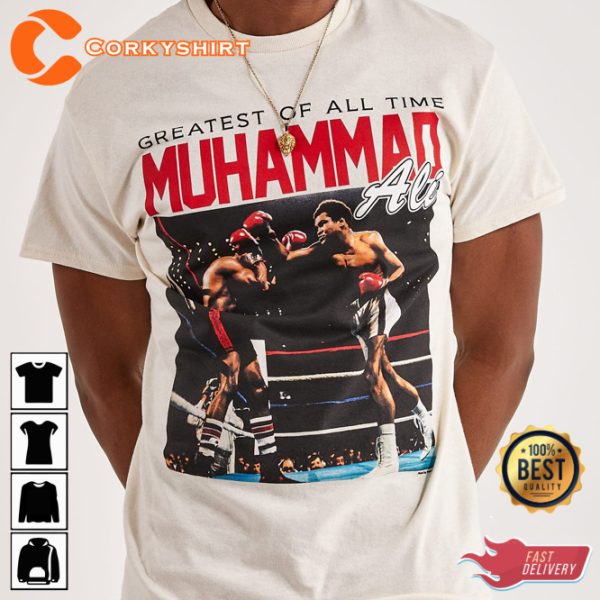 American Classical Muhammad Ali GOAT Boxing Fans T-Shirt