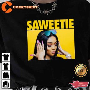 American Rapper Saweetie Unisex Designed T-shirt