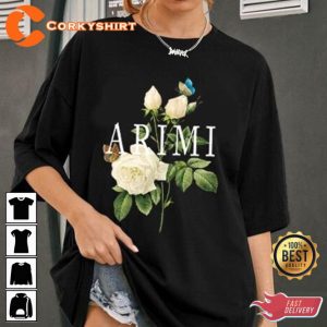 Amiri Flower Vintage Inspired Trending T-shirt
