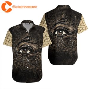 Ancient Egypt Eye Hawaiian Shirt For Men