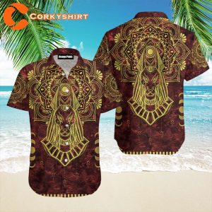 Anubis Egypt Aloha Hawaiian Shirts For Men
