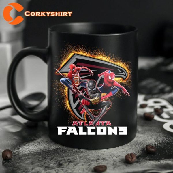 Atlanta Falcons Spider Man No Way Home Coffee Mug