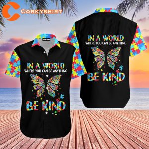 Autism Be Kind Hawaiian Shirt