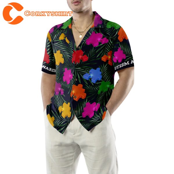 Autism Tropical Summer Hawaiian Shirt