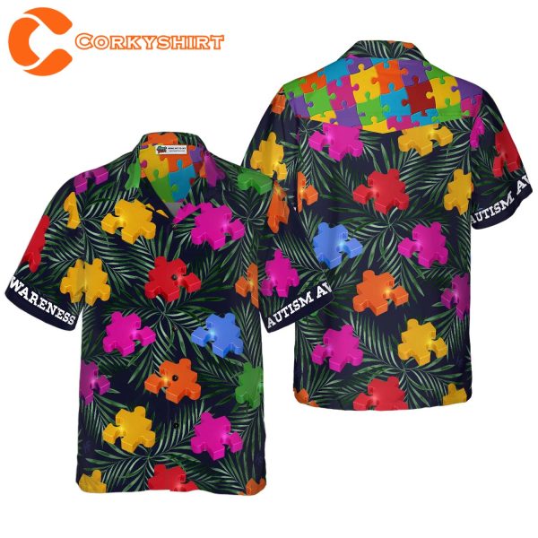 Autism Tropical Summer Hawaiian Shirt