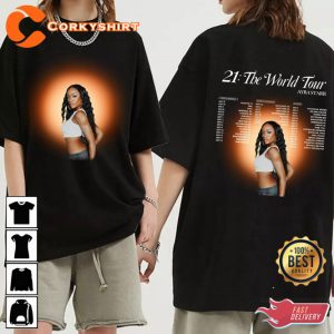 Ayra Starr 21 The World Tour Fan Club Concert T-Shirt