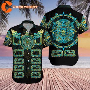 Aztec Mexico Quetzalcoatl Hawaiian Shirt