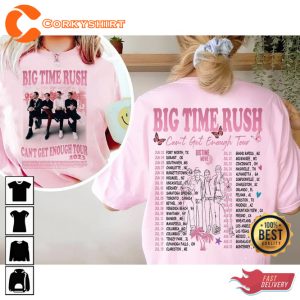BTR 2023 Concert Timeless Big Time Rush Fan T-Shirt