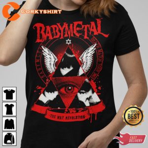 Babymetal May Revolution Shirt Kawaii Metal Band Tee