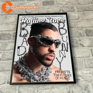 Bad Bunny Rolling Stone Presents The Future Of Music Poster Wall Art