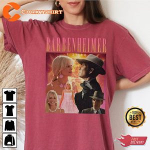 Barbenheimer Barbie Vs Oppenheimer Cillian Murphy Margot Robbie T-shirt