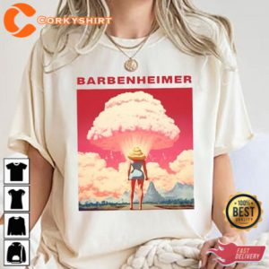 Barbenheimer I Survived 2023 Tee Barbieheimer Active Shirt Oppenheimer Movie Tops