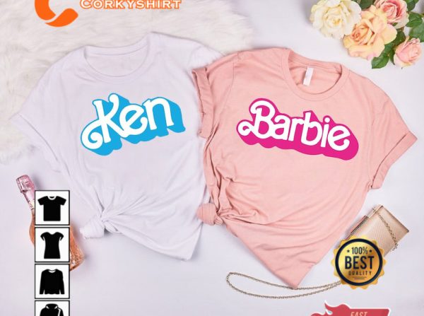 Barbie And Ken Couple Tee Barbie Hoodie Barbie Couple Sweatshirt Barbie and Ken T-Shirt