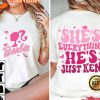 Barbie Movie 2023 2 Sides Shirt Birthday Gifts