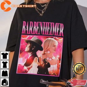 Barbie Movie Oppenheimer Shirt, Christopher Nolan Margot Robbie T-Shirt