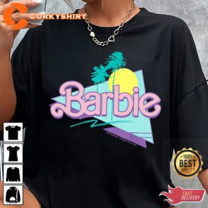 Barbie Summer Comfort Colors Shirt Barbie 2023 Sweashirt Retro Barbie Tee Margot Robbie T-Shirt