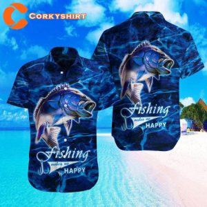 Bass Fishing Hawaiian Shirt